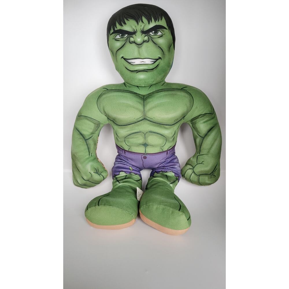 Marvel Hulk Thanos Reversible Plush 19” Double Sided Flip Stuffed Toy Avengers